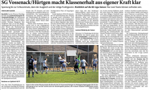 Kurt Kaiser in den Eifeler Nachrichten  vom 13.6.2017